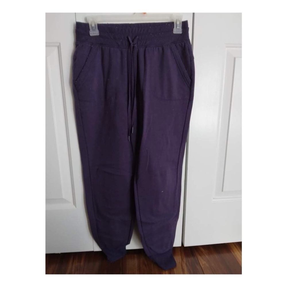 Purple joggers
